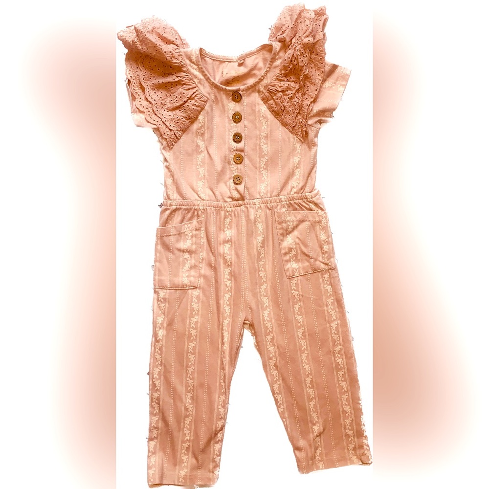 Jessica Simpson- Toddler Girls Pants Romper -3T